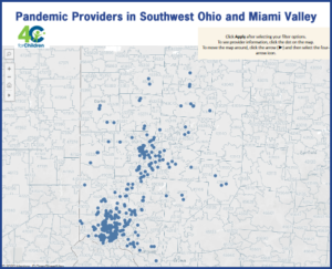 Map of Pandemic Providers in Southwest Ohio and the Miami Valley