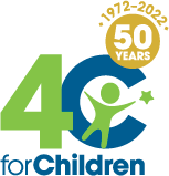 Blue and Green 4C for children logo 
