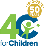 Blue and Green 4C for children logo 