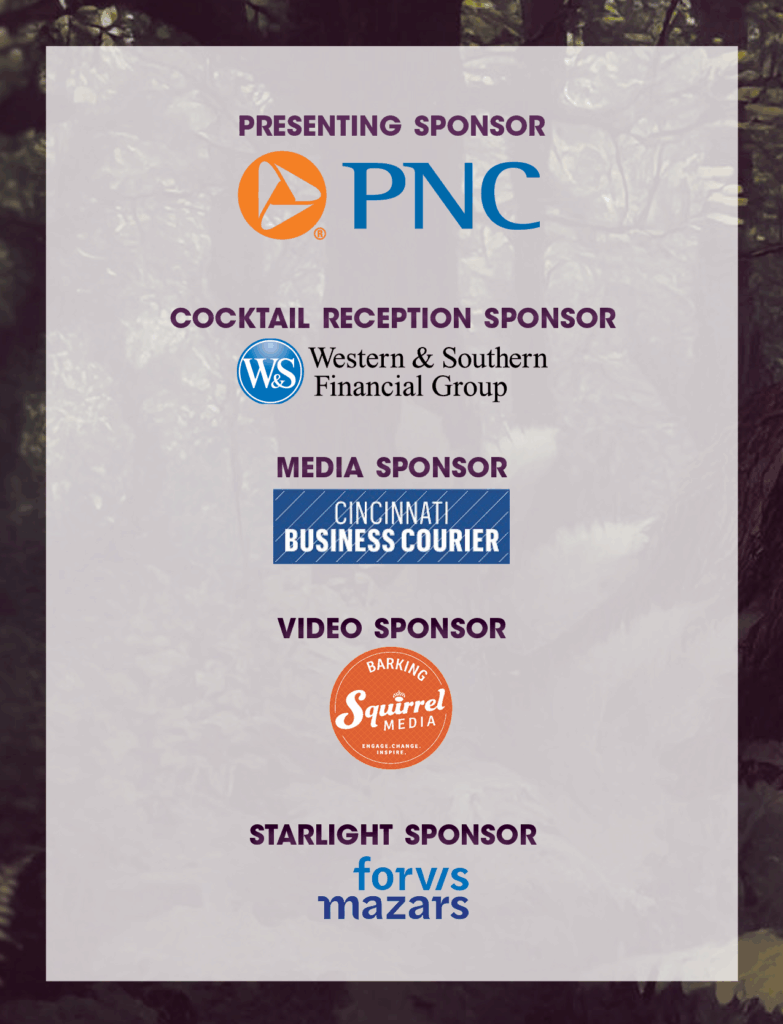 Gala sponsor list with logos